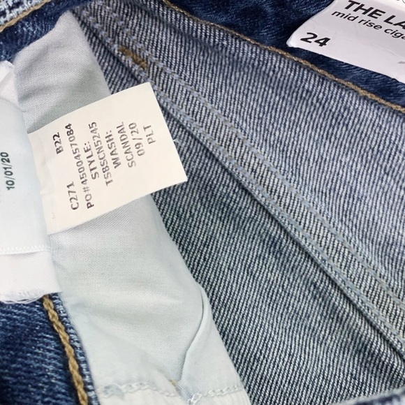 NWT Joes Jeans The Lara Mid Rise Cigarette Jeans in Scandal Medium Blue - Picture 6 of 10